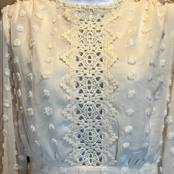 Lulu's Cream Long Sleeve Dress - Picture 5 of 15